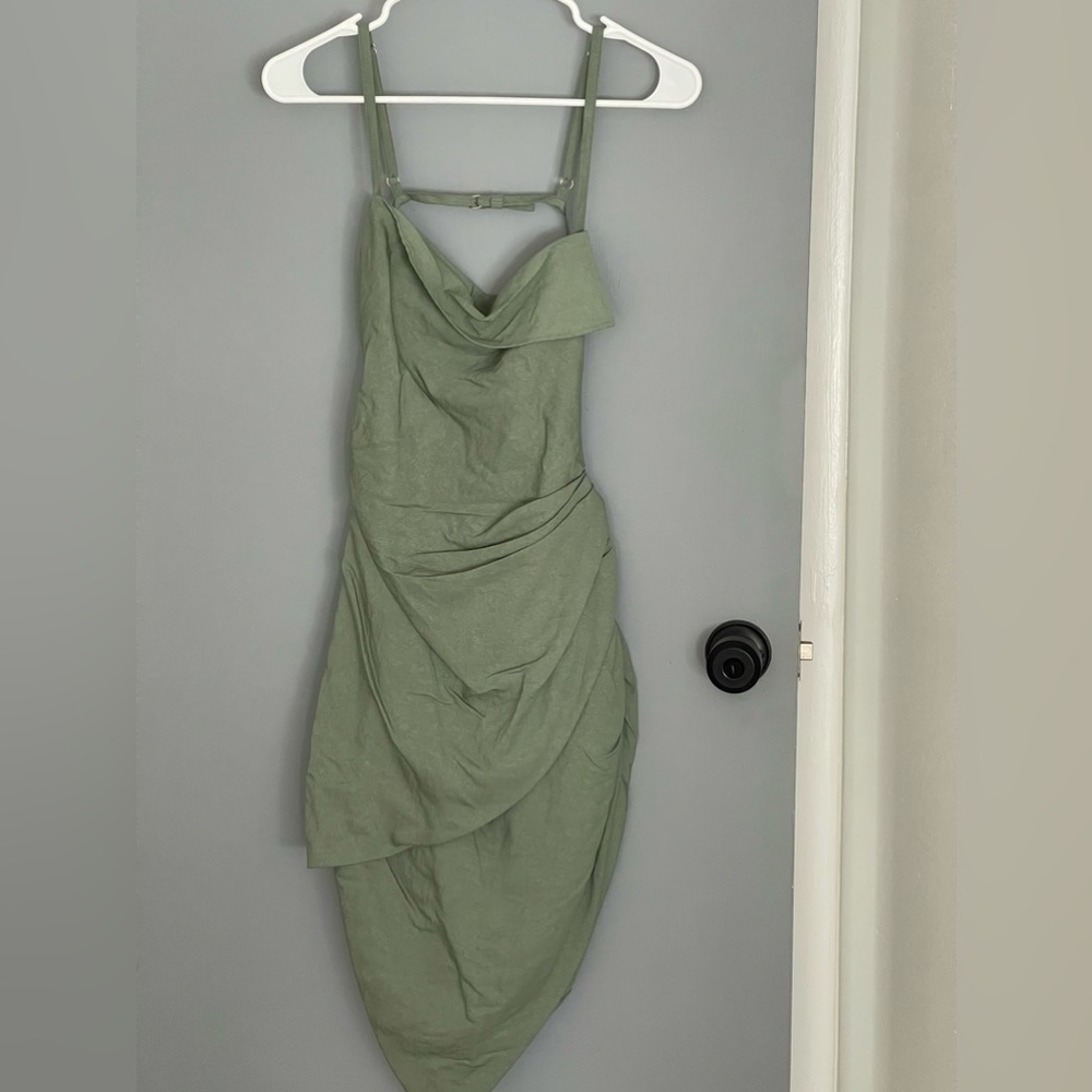 Jacquemus La robe saudade draped mini dress